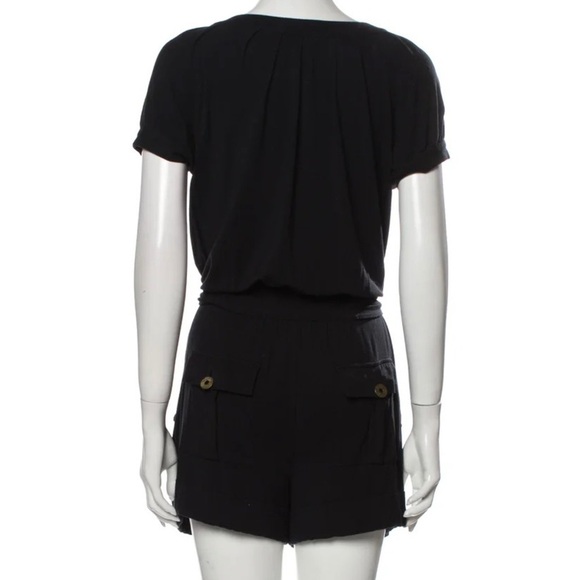 DIANE VON FURSTENBERG Tied-Waist Jersey Romper - Picture 3 of 13